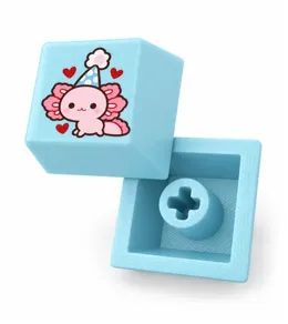 Party Axolotl keycap