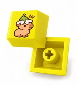 Flower Capybara keycap
