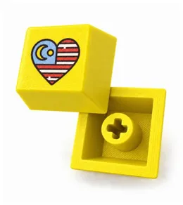 Heart of Malaysia keycap